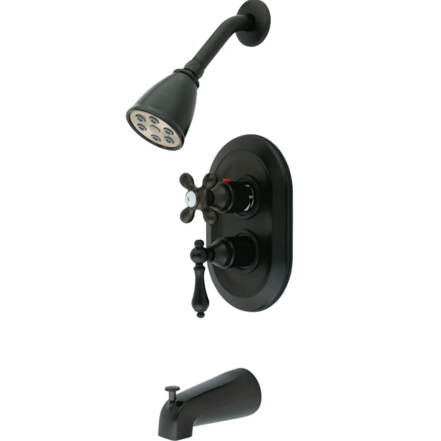 Kingston Brass KS363X0AL-P Tub and Shower Faucet