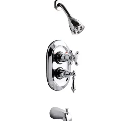 Kingston Brass KS363X0AL-P Tub and Shower Faucet