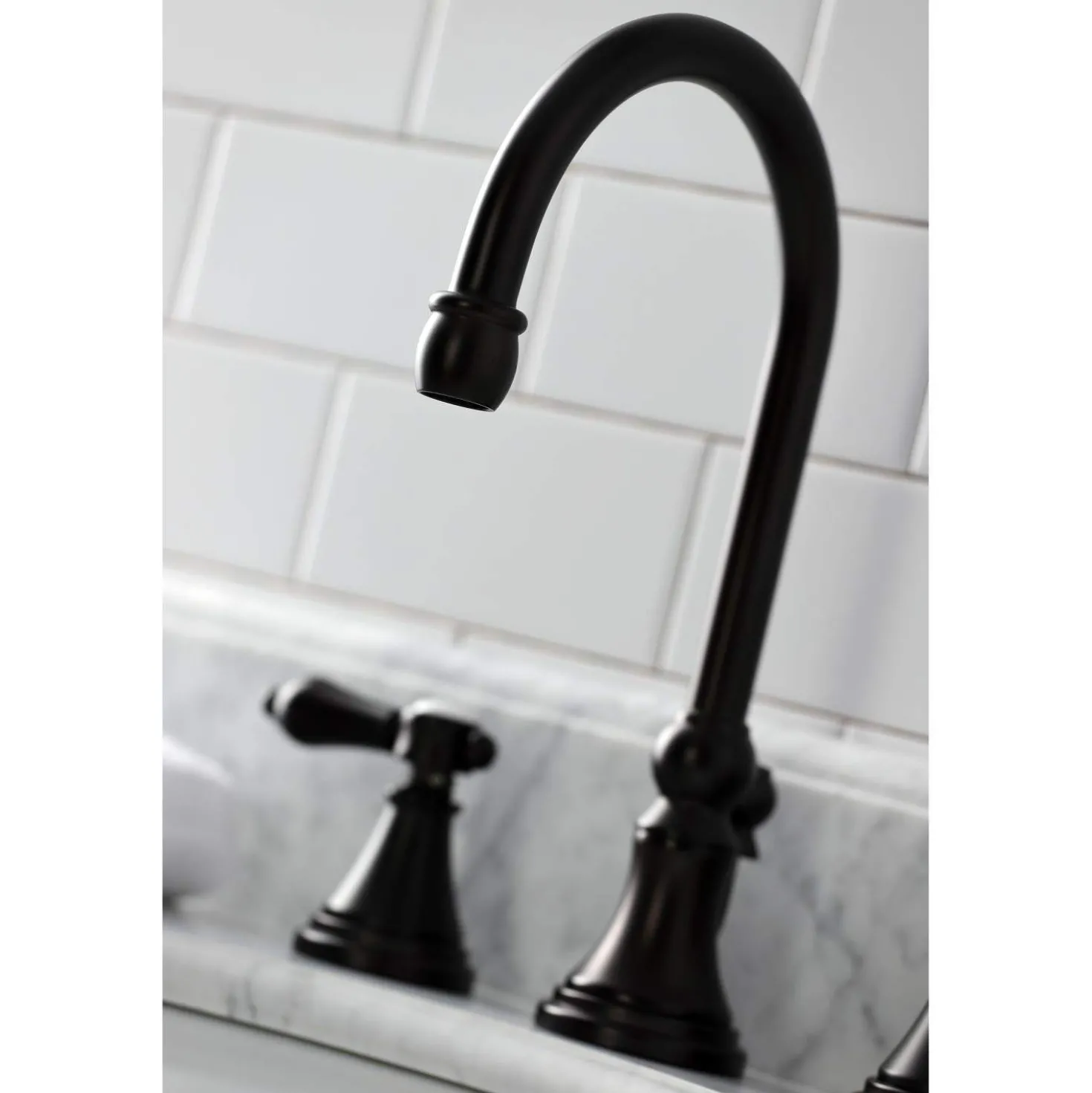 Kingston Brass KS298XBAL-P Heirloom Widespread Bathroom Faucet with Brass Pop-Up