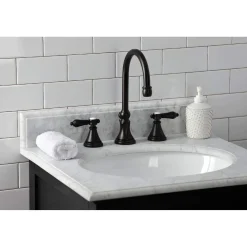 Kingston Brass KS298XBAL-P Heirloom Widespread Bathroom Faucet with Brass Pop-Up