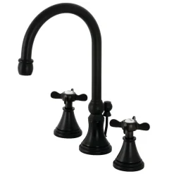 Kingston Brass KS298XBEX-P Essex Widespread Bathroom Faucet with Brass Pop-Up