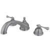 Kingston Brass KS335XBL-P Vintage Roman 8.44" x 8" x 3.5" Tub Faucet