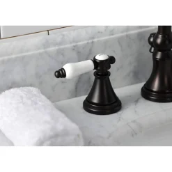 Kingston Brass KS298XBPL-P Bel Air Widespread Bathroom Faucet with Brass Pop-Up