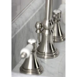 Kingston Brass KS298XBPL-P Bel Air Widespread Bathroom Faucet with Brass Pop-Up