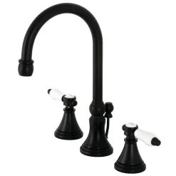 Kingston Brass KS298XBPL-P Bel Air Widespread Bathroom Faucet with Brass Pop-Up