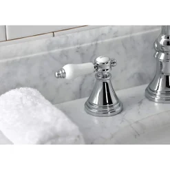 Kingston Brass KS298XBPL-P Bel Air Widespread Bathroom Faucet with Brass Pop-Up