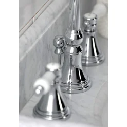 Kingston Brass KS298XBPL-P Bel Air Widespread Bathroom Faucet with Brass Pop-Up