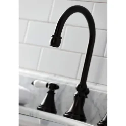 Kingston Brass KS298XBPL-P Bel Air Widespread Bathroom Faucet with Brass Pop-Up
