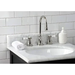 Kingston Brass KS298XBPL-P Bel Air Widespread Bathroom Faucet with Brass Pop-Up