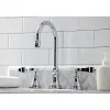 Kingston Brass KS298XCFL-P Century Widespread Bathroom Faucet with Brass Pop-Up