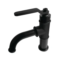 Kingston Brass KS282XKL-P Whitaker Single-Handle Bathroom Faucet with Push Pop-Up