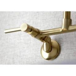 Kingston Brass KS823X-P Concord Two-Handle Wall-Mount Kitchen Faucet
