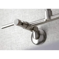Kingston Brass KS823X-P Concord Two-Handle Wall-Mount Kitchen Faucet
