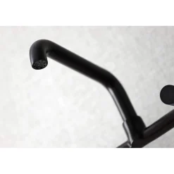 Kingston Brass KS823X-P Concord Two-Handle Wall-Mount Kitchen Faucet