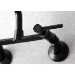 Kingston Brass KS823X-P Concord Two-Handle Wall-Mount Kitchen Faucet