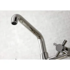 Kingston Brass KS423X-P Concord Two-Handle Wall-Mount Kitchen Faucet