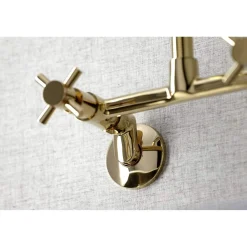 Kingston Brass KS423X-P Concord Two-Handle Wall-Mount Kitchen Faucet