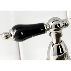 Kingston Brass KS127XPKLBS-P Duchess Bridge Kitchen Faucet with Brass Sprayer