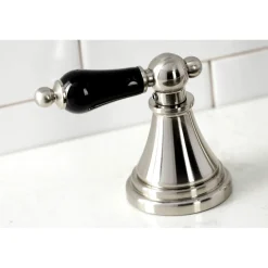 Kingston Brass KS279XPKLBS-P Duchess Widespread Kitchen Faucet with Brass Sprayer