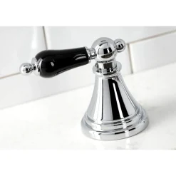 Kingston Brass KS279XPKLBS-P Duchess Widespread Kitchen Faucet with Brass Sprayer