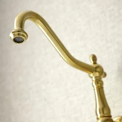 Kingston Brass KS128XPKL-P Duchess Wall Mount Kitchen Faucet