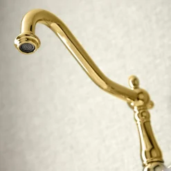 Kingston Brass KS128XPKL-P Duchess Wall Mount Kitchen Faucet