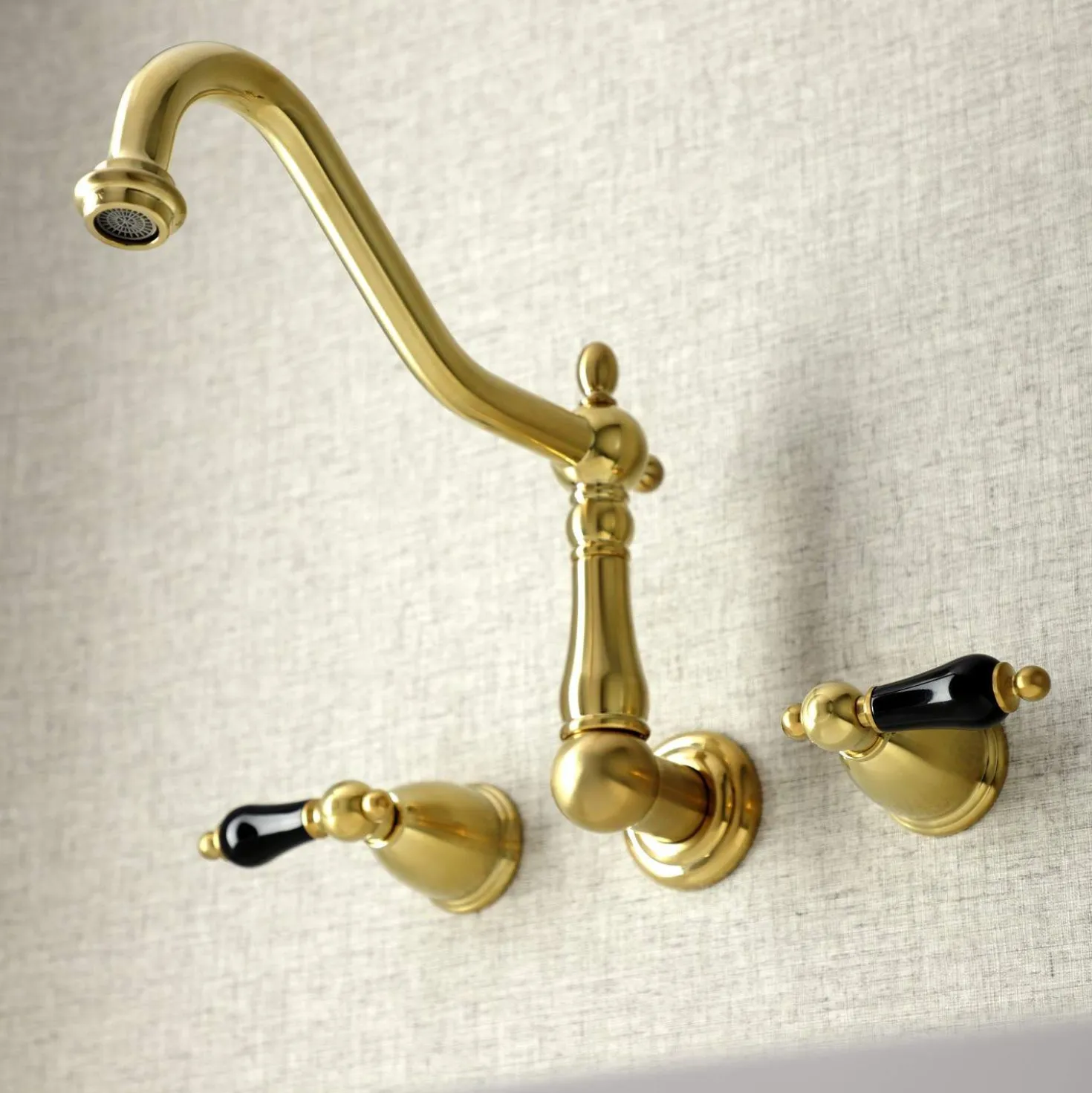 Kingston Brass KS128XPKL-P Duchess Wall Mount Kitchen Faucet