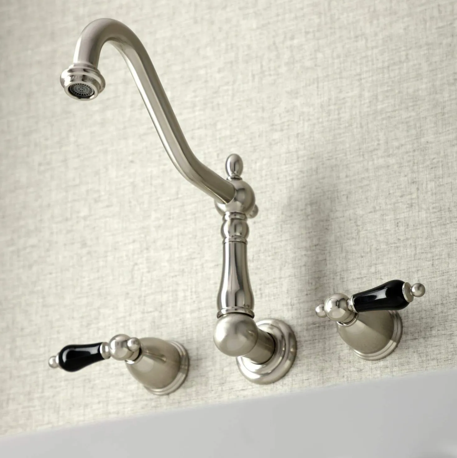 Kingston Brass KS128XPKL-P Duchess Wall Mount Kitchen Faucet
