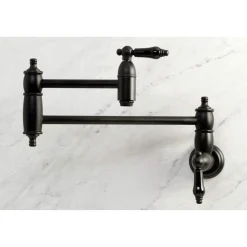 Kingston Brass KS310XPKL-P Duchess Wall Mount Pot Filler