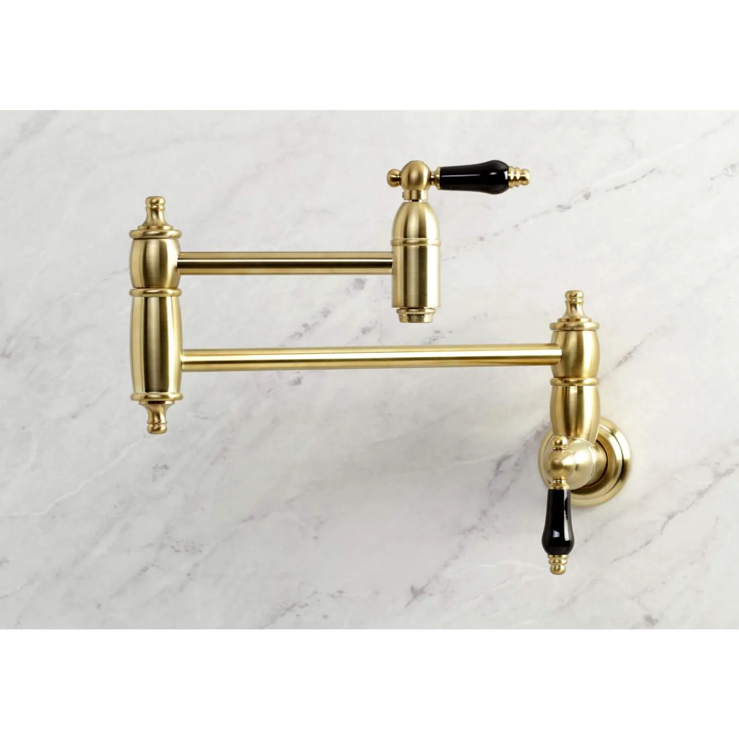 Kingston Brass KS310XPKL-P Duchess Wall Mount Pot Filler