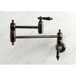 Kingston Brass KS310XPKL-P Duchess Wall Mount Pot Filler