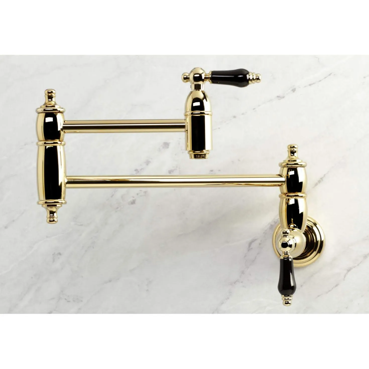 Kingston Brass KS310XPKL-P Duchess Wall Mount Pot Filler