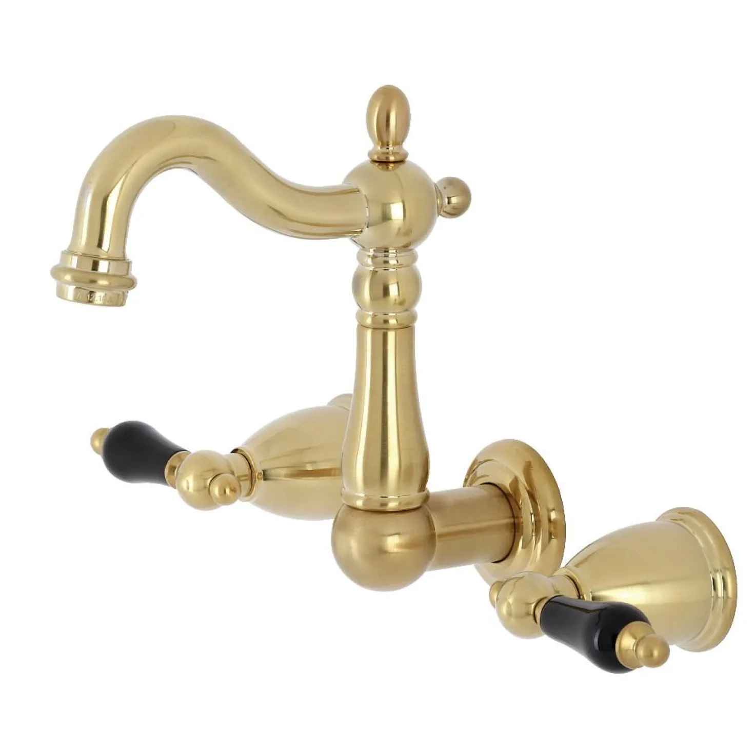 Kingston Brass KS122XPKL-P Duchess Two-Handle Wall Mount Bathroom Faucet