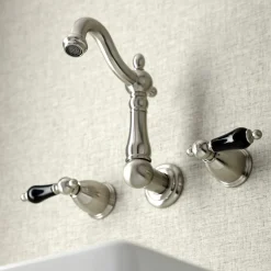 Kingston Brass KS122XPKL-P Duchess Two-Handle Wall Mount Bathroom Faucet