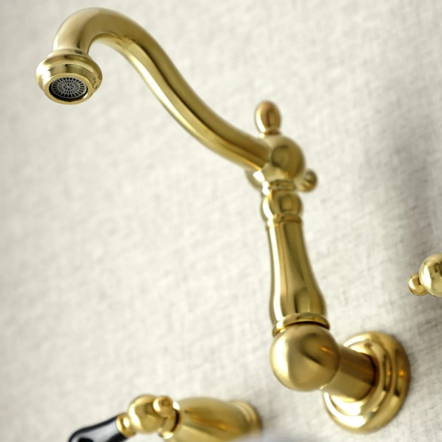 Kingston Brass KS125XPKL-P Duchess Two-Handle Wall Mount Bathroom Faucet