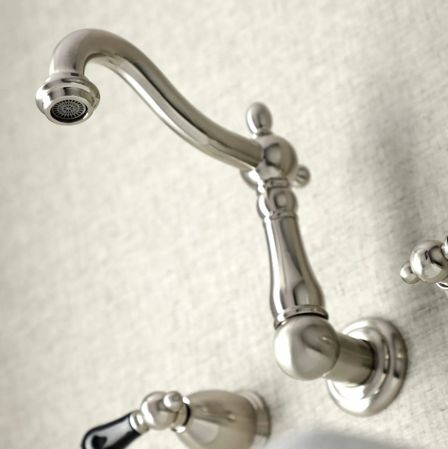 Kingston Brass KS125XPKL-P Duchess Two-Handle Wall Mount Bathroom Faucet