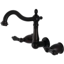 Kingston Brass KS125XPKL-P Duchess Two-Handle Wall Mount Bathroom Faucet