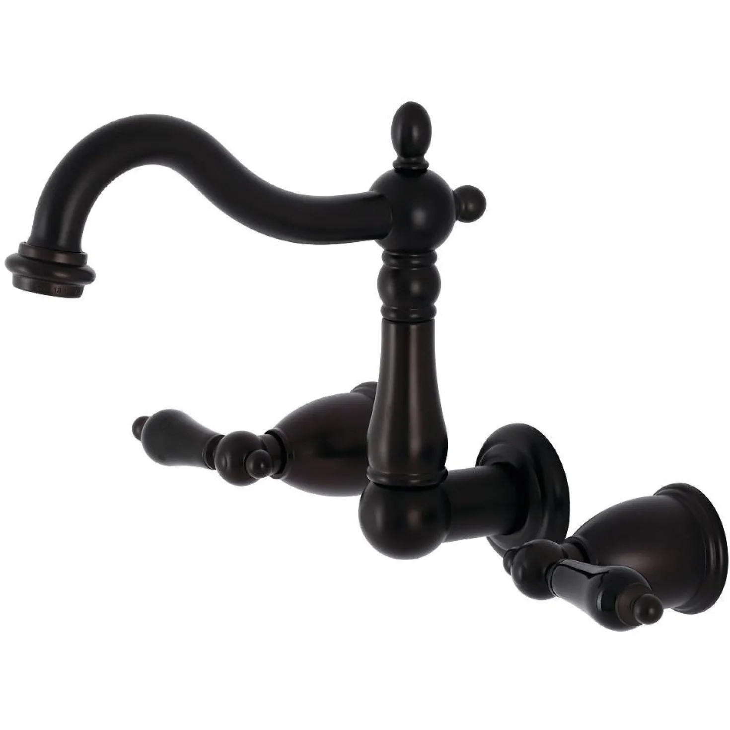 Kingston Brass KS125XPKL-P Duchess Two-Handle Wall Mount Bathroom Faucet