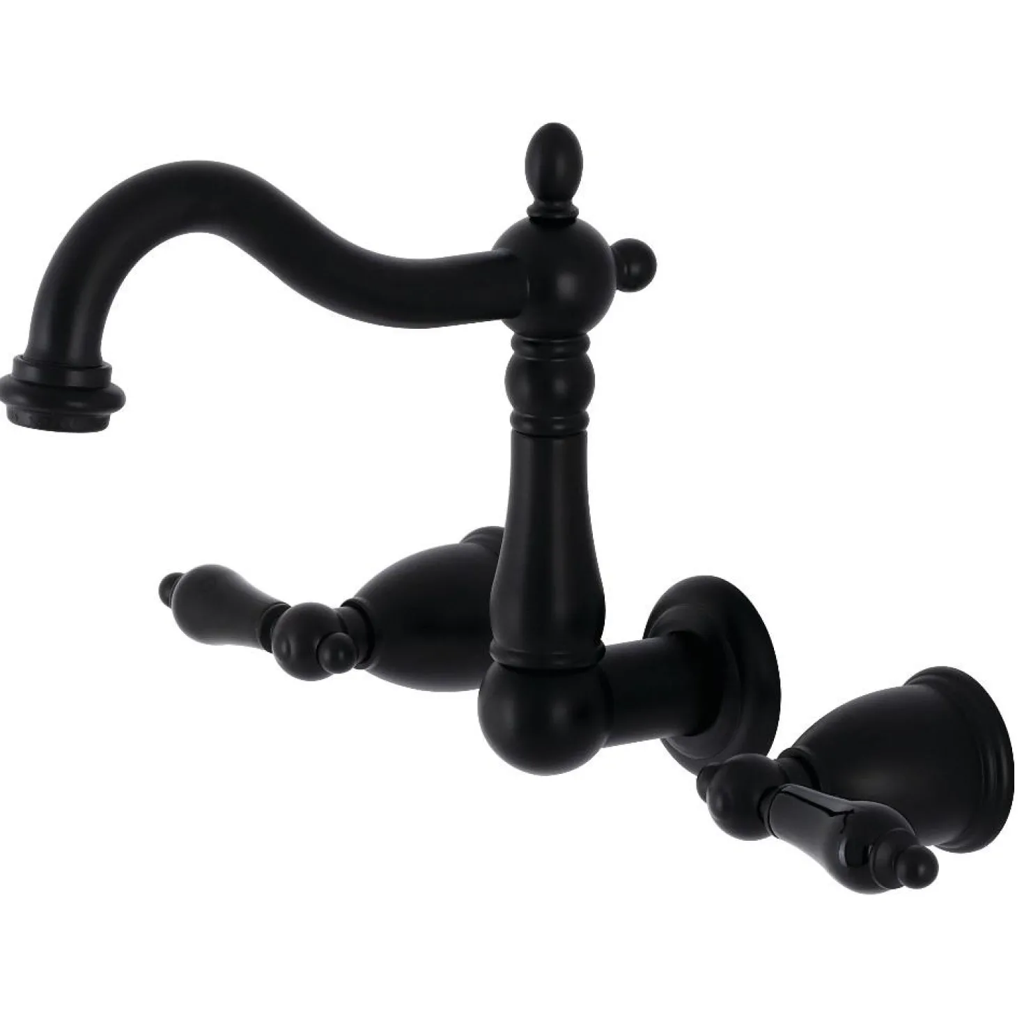 Kingston Brass KS125XPKL-P Duchess Two-Handle Wall Mount Bathroom Faucet