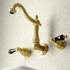 Kingston Brass KS125XPKL-P Duchess Two-Handle Wall Mount Bathroom Faucet