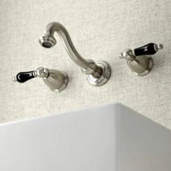 Kingston Brass KS312XPKL-P Duchess Two-Handle Wall Mount Bathroom Faucet