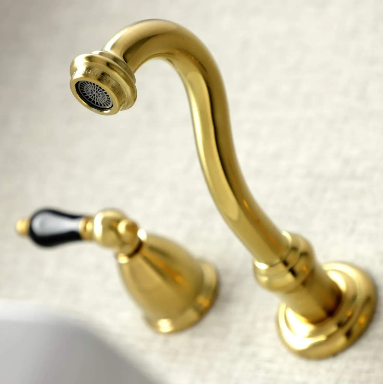 Kingston Brass KS312XPKL-P Duchess Two-Handle Wall Mount Bathroom Faucet