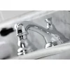 Kingston Brass KS556XPKL-P Duchess Widespread Bathroom Faucet with Brass Pop-Up