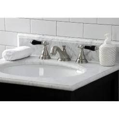 Kingston Brass KS556XPKL-P Duchess Widespread Bathroom Faucet with Brass Pop-Up