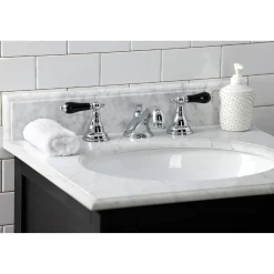 Kingston Brass KS556XPKL-P Duchess Widespread Bathroom Faucet with Brass Pop-Up