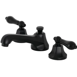 Kingston Brass KS446XPKL-P Duchess Widespread Bathroom Faucet with Brass Pop-Up