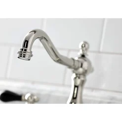 Kingston Brass KS197XPKL-P Duchess Widespread Bathroom Faucet with Brass Pop-Up