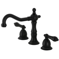 Kingston Brass KS197XPKL-P Duchess Widespread Bathroom Faucet with Brass Pop-Up