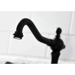 Kingston Brass KS197XPKL-P Duchess Widespread Bathroom Faucet with Brass Pop-Up