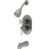 Kingston Brass KS363X0PL-P Tub and Shower Faucet